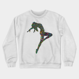 Female Dancer Silhouette Shirt Crewneck Sweatshirt